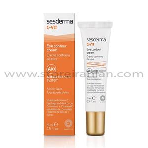 کرم دور چشم ضد چروک سسدرما سی ویت C-Vit  حجم 15 میلی لیتر Sesderma C-Vit Eye Contour 15 ml