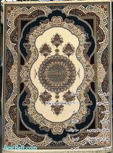  فرش کاشان کهربا کرم 700 شانه