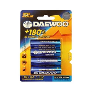 باتری قلمی DAEWOO Alkaline Plus مدل LR6