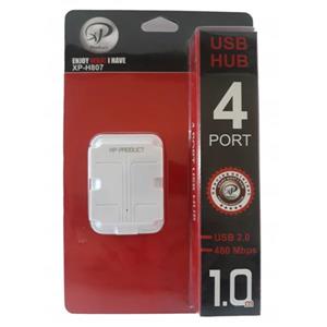 هاب 4 پورت USB 2.0 ایکس پی پروداکت مدل H807
