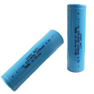 باتری شارژی ۳.۷ ولت ۲۲۰۰ میلی آمپر ۳C لیتیوم یون ۱۸۶۵۰