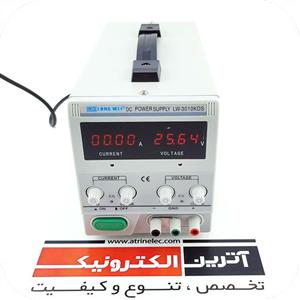 منبع تغذیه تک کانال 0 تا 30 ولت  10 آمپر مدل LW 3010KDS