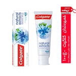 خمیردندان سفیدکننده جلبک دریایی و کریستال نمک کلگیت Colgate Natural Extracts وزن 100 گرم