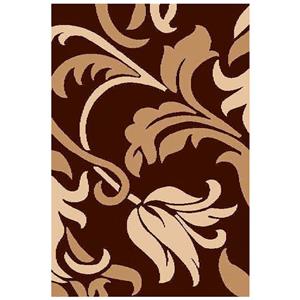 فرش ماشینی سهند کد C721.XO زمینه قهوه ای