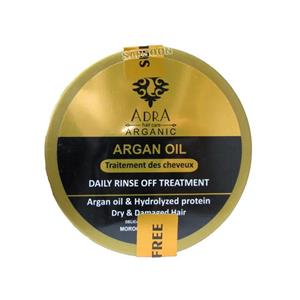 ماسک مو با آبکشی آدرا آرگانیک حاوی روغن آرگان 400 میلی لیترAdra Arganic Oil & Hydrolyzed Protein Hair Mask 400 ml