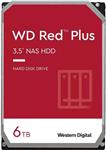Western Digital 6TB WD Red Plus NAS Internal Hard Drive HDD - 5400 RPM SATA 6 Gb/s CMR 256 MB Cache 3.534 -WD60EFPX - ارسال 10 الی 15 روز کاری