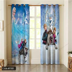 پرده پانچ طرح فروزن کد 1181