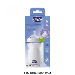شیشه شیر چیکو مدل Natural Feeling حجم ۳۳۰ میلی‌لیتر | Chicco