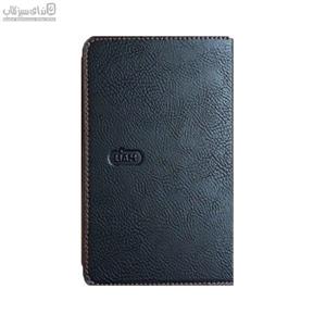 (L-3092)دفتر یاداشت چرم لیام(مشکی)