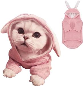 لباس گربه ANIAC Pet Hoodie Cat Rabbit Outfit 