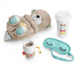 ست هدیه عروسک مخملی متل آمریکا Fisher-Price Snooze Otter