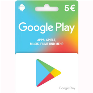 گیفت کارت گوگل پلی آلمان 5 یورویی 