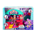 عروسک متل آمریکا Play World Mattel HCF86 Royal Enchantimals Play Set Mermaid Café