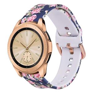 لوازم جانبی ساعت هوشمند بند سیلیکونی طرح دار سامسونگ واچ 20 میلی متر Silicone Band Watch 20mm