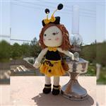 عروسک دختر زنبوری دستباف