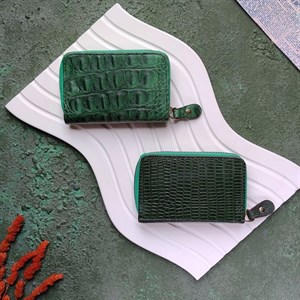 جاکارتی دورزیپ چرم طبیعی