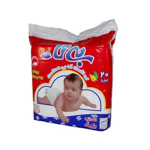 پوشک بی تا سایز بزرگ بسته 20 عددی