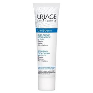 کرم ترمیم کننده پوست اوریاژ سری Bariederm مدل Cica حجم 100 میلی لیتر Uriage Bariederm Cica Skin Repairing Cream 100ml