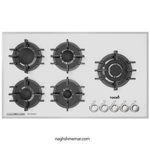 اجاق گاز صفحه ای تورینو پلاس کد TG 524W