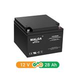 باتری یو پی اس 12ولت 28آمپرساعت مالگاپاور(Malga power )