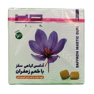آدامس سقط زغفرانی با شکر قهوه ای