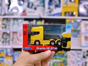 ماکت فلزی کله تریلی اسکانیاScania  V8 R730  برند ویلی  در دو رنگ