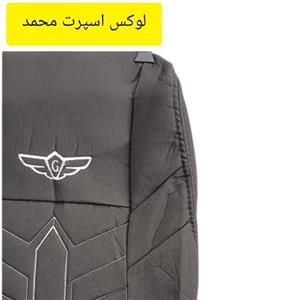 روکش صندلی پراید 131و132طرح مازراتی جدون، مشکی با دوخت سفید، لوکس اسپرت محمد