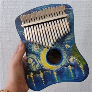 کالیمبا حفره دار طرح نقاشی ونگوک طراحی اختصاصی کمپانی بلوط