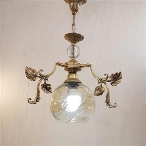 لوستر تک شعله برنزی مخصوص آشپزخانه و اتاق خواب(تمام برنج)