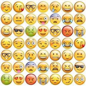 مگنت خندالو طرح ایموجی Emoji  کد 24 مجموعه 50 عددی