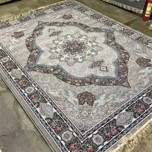 فرش 700 شانه ورژن کارینا فیلی 9متری هشت رنگ خامه بافان تراکم 2100 نخ هیدست شده بدون پرزدهی و ضد حساسیت پس کرایه
