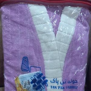 حوله تن پوش  پالتویی کودکانه تن پاک سایز 100