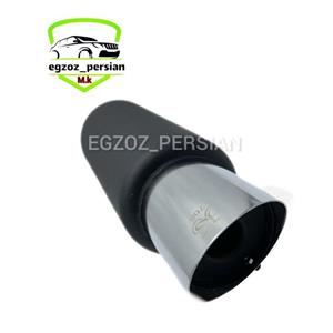 منبع 705 استیل سایلنسر دار  js  داری صدای بم مناسب برای انواع ماشین ها سادات اسپرت 110