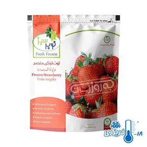 توت فرنگی منجمد 400 گرمی نوبرسبز Nobar Sabz Frozen Strawberries 400gr