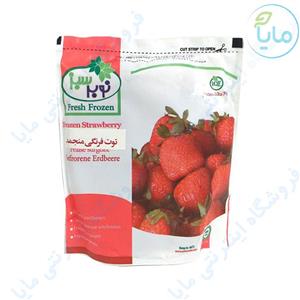 توت فرنگی منجمد 400 گرمی نوبرسبز Nobar Sabz Frozen Strawberries 400gr