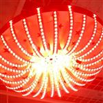 لوستر سقفی ال ای دی لامپ پرنور رنگ قرمز  ویژه ایام محرم و برای مواکب و مسجد ها