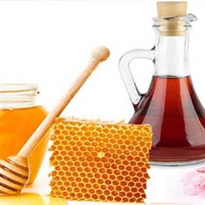 سرکه انگبین اعلا طبیعی بطری پت (با عسل طبیعی)