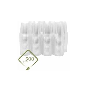 لیوان یکبار مصرف پلاستیکی (پک 500 عددی)