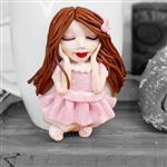 ماگ عروسکی دخترونه بسیار زیبا ساخته شده با خمیر سرنیت بلژیک