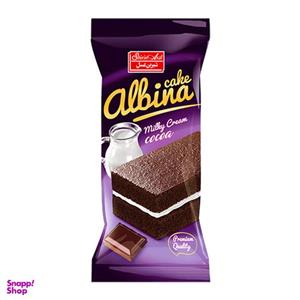 کیک لایه ای کاکائویی با کرم شیری آلبینا شیرین عسل-بسته 36 عددی