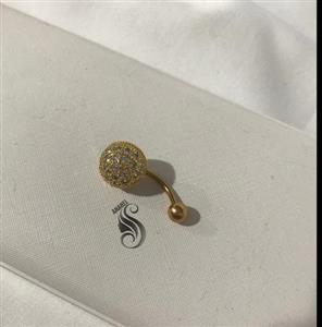 پیرسینگ استیل ناف طرح گوی