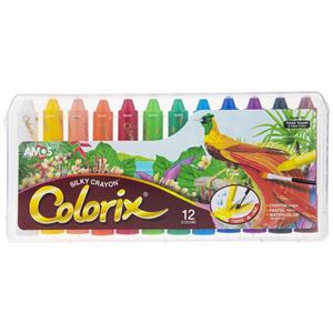 مداد شمعی آموس مدل CRX5PC12 Amos Color Crayon 