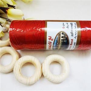 نخ ابریشم یک عددی سایز 6 در رنگ های ابی . سفید . قرمز . صورتی