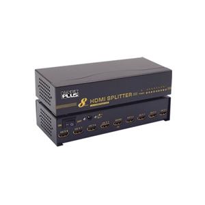 اسپلیتر HDMI هشت پورت کی نت پلاس مدل KPS648 KNETPLUS KPS648 HDMI Splitter 8Port