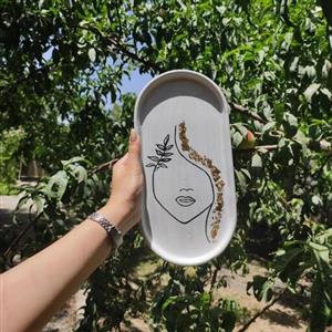 سینی بیضی جنس سنگ مصنوعی
