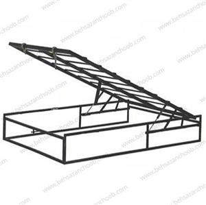 کفی تخت خواب دو نفره  تمام کلاف جکدار base 5