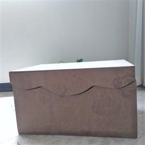 بیس خامه چوبی صندوق مخمل جلو دالبردار سایز بزرگ برای تولید جعبه مخمل