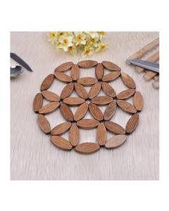  زیر قابلمه ای چوبی طرح خرمایی