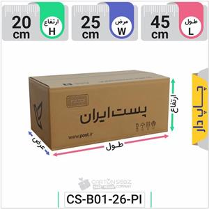 کارتن پستی چاپ دار سایز شش (6)