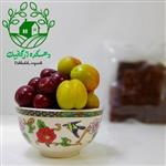 لواشک خانگی مخلوط گوجه سبز و آلبالوِ دهکده اُرگانیک (50گرمی)